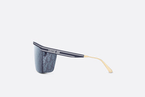 DiorClub M1U • Blue Dior Oblique Mask Sunglasses