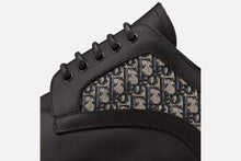Load image into Gallery viewer, Dior Explorer Derby Shoe • Black Smooth Calfskin and Beige and Black Dior Oblique Jacquard
