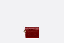 Load image into Gallery viewer, Lady Dior Lotus Wallet • Cherry Red Patent Cannage Calfskin
