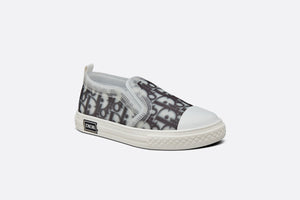B23 Slip-On Sneaker • Black and White Dior Oblique Canvas