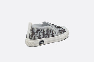 B23 Slip-On Sneaker • Black and White Dior Oblique Canvas