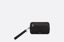 Load image into Gallery viewer, Toiletry Bag • Black Grained Calfskin with &#39;CD Icon&#39; Signature
