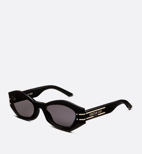 DiorSignature B1U • Black Butterfly Sunglasses