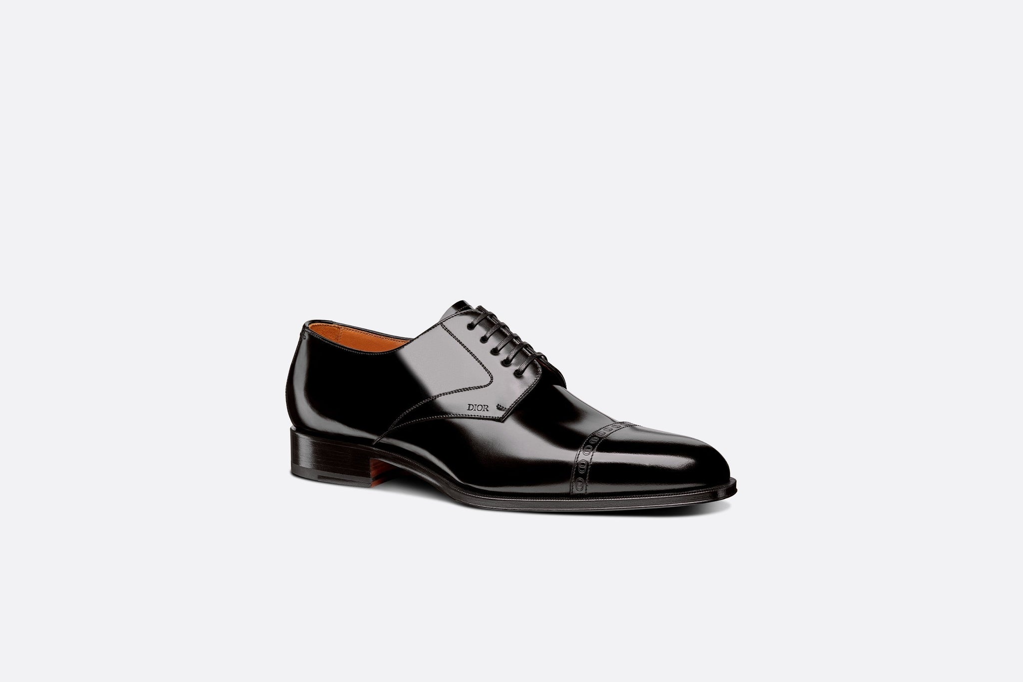 Dior Timeless Derby Shoe • Black Polished Calfskin – Dior Couture UAE