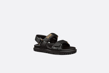 Load image into Gallery viewer, DiorAct Sandal • Black Lambskin
