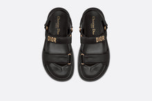 Load image into Gallery viewer, DiorAct Sandal • Black Lambskin
