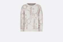 Load image into Gallery viewer, Sweater • Gray Wool and Cashmere Tricot Knit with Dior Oblique Print
