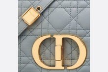 Load image into Gallery viewer, Medium Dior Caro Bag • Gray Supple Cannage Calfskin
