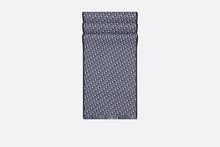 Load image into Gallery viewer, Dior Oblique University Reversible Scarf • Navy Blue Wool and Silk
