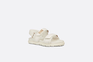 DiorAct Sandal • White Lambskin