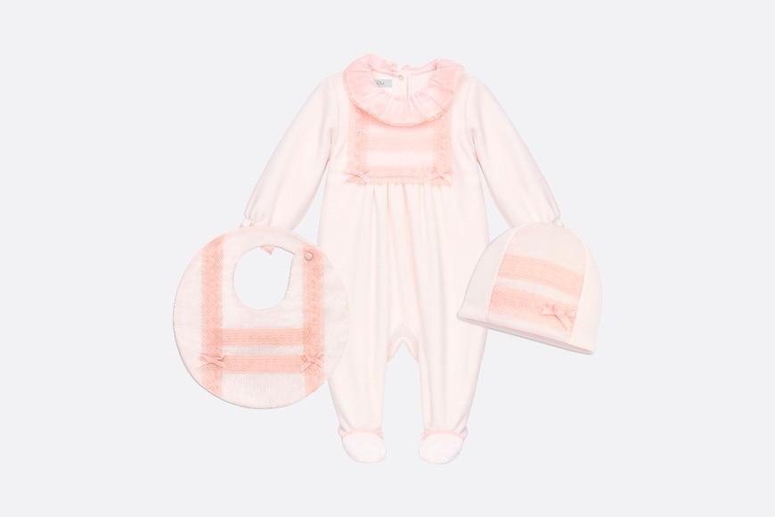 Nanouchka Newborn Gift Set • Pale Pink Interlock and Cotton Voile