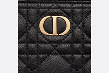 Load image into Gallery viewer, Large Dior Caro Daily Pouch • Black Supple Cannage Calfskin
