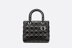 Medium Lady Dior Bag • Black Cannage Lambskin
