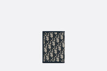 Load image into Gallery viewer, 30 Montaigne Passport Holder • Blue Dior Oblique Jacquard
