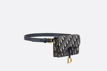 Load image into Gallery viewer, Saddle Belt Pouch • Blue Dior Oblique Jacquard
