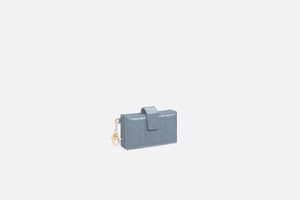 Lady Dior 5-Gusset Card Holder • Sky Blue Patent Cannage Calfskin