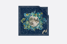 Load image into Gallery viewer, Dior Zodiac Square Scarf • Navy Blue Silk Twill
