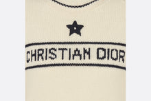 Load image into Gallery viewer, &#39;CHRISTIAN DIOR&#39; Short-Sleeved Sweater • Ecru Cashmere and Wool Knit
