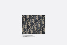 Load image into Gallery viewer, Wallet with Bill Clip • Beige and Black Dior Oblique Jacquard
