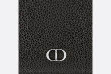 Load image into Gallery viewer, Wallet with Bill Clip • Black Grained Calfskin with &#39;CD Icon&#39; Signature
