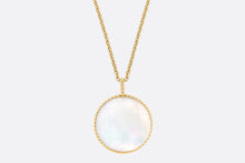 Load image into Gallery viewer, Large Rose Des Vents Medallion • Yellow Gold, Diamond and Mother-of-pearl
