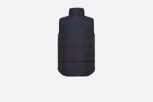 Load image into Gallery viewer, Reversible Sleeveless Down Jacket • Blue and Ecru Dior Oblique Quilted Technical Taffeta
