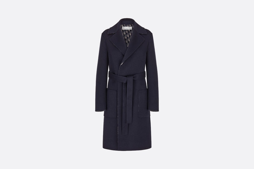 Coat • Blue Double-Sided Wool