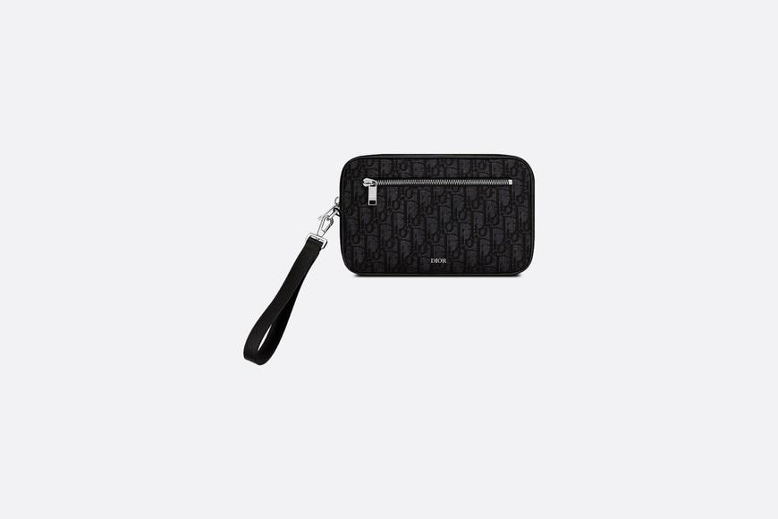 Toiletry Bag • Black Dior Oblique Jacquard