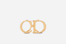Load image into Gallery viewer, &#39;CD&#39; Belt Buckle • Dior Oblique Gold-Finish Brass, 35 MM

