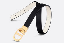 Load image into Gallery viewer, 30 Montaigne Reversible Belt • Black and Latte Smooth Calfskin, 20 MM
