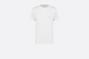 CD Icon T-Shirt • White Cotton Jersey