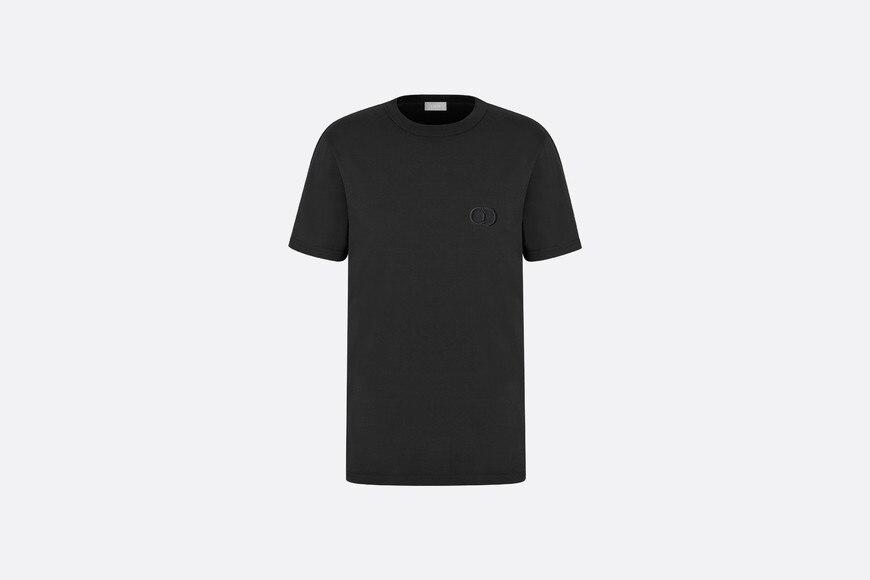 CD Icon T-Shirt • Black Cotton Jersey