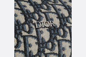 Roller Messenger Bag • Beige and Black Dior Oblique Jacquard