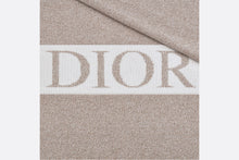 Load image into Gallery viewer, Blanket • Heathered Beige and Ivory Wool and Cashmere Tricot Knit
