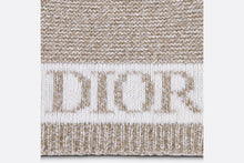 Load image into Gallery viewer, Beanie • Heathered Beige and Ivory Wool Tricot Knit and Cashmere
