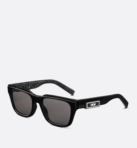 DiorB23 S1I • Black Rectangular Sunglasses