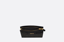 Load image into Gallery viewer, Dior Caro Slim Pouch • Black Supple Cannage Calfskin
