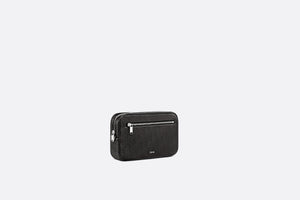 Toiletry Bag • Black Dior Oblique Galaxy Leather