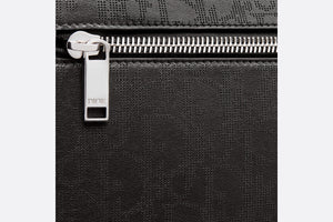 Toiletry Bag • Black Dior Oblique Galaxy Leather
