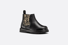 Load image into Gallery viewer, Baby Chelsea Boot • Black Polished Calfskin
