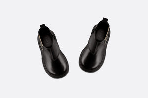 Baby Chelsea Boot • Black Polished Calfskin
