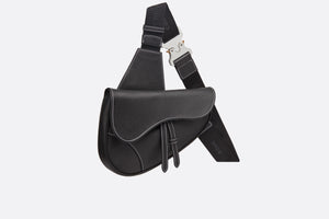 Saddle Bag • Black Grained Calfskin