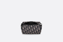 Load image into Gallery viewer, Mini Roller Messenger Bag • Beige and Black Dior Oblique Jacquard and Black Grained Calfskin
