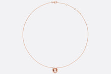 Load image into Gallery viewer, Large Rose Dior Couture Necklace • Pink Gold and Diamonds
