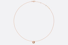 Load image into Gallery viewer, Small Rose Dior Couture Necklace • Pink Gold and Diamonds
