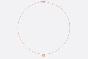 Small Rose Dior Couture Necklace • Pink Gold and Diamonds
