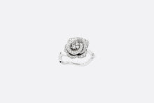Load image into Gallery viewer, Small Rose Dior Bagatelle Ring • 18K White Gold and Diamonds
