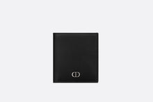 Load image into Gallery viewer, Vertical Wallet • Black Grained Calfskin with &#39;CD Icon&#39; Signature

