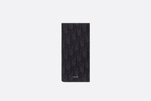 Load image into Gallery viewer, Vertical Long Wallet • Black Dior Oblique Jacquard

