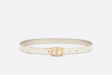 Load image into Gallery viewer, 30 Montaigne Reversible Belt • Gold-Tone and Latte Smooth Calfskin, 20 MM
